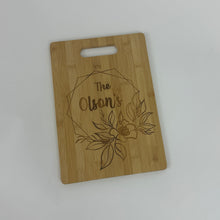 Load image into Gallery viewer, Personalized Bamboo Cutting Board
